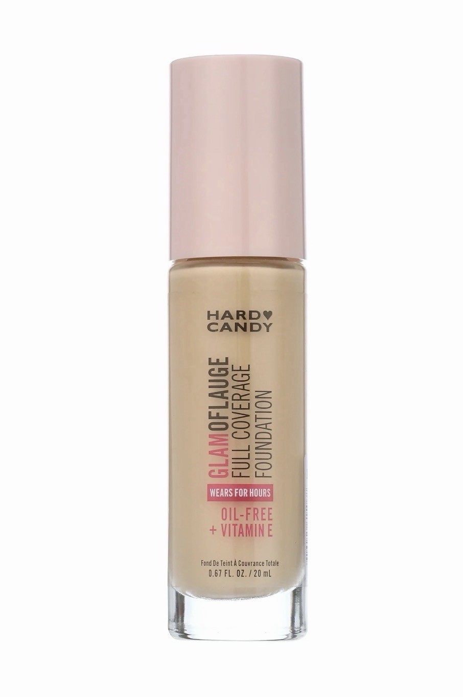 LOT 2pc NUDE #1506 Free EYELINER Hard Candy Glamoflauge Full Coverage Foundation