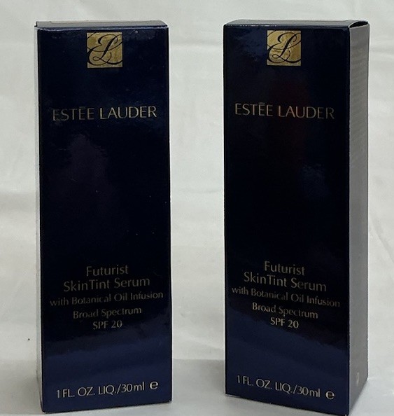 2 PK ESTEE LAUDER FUTURIST SKIN TINT SERUM, RICH CHESNUT 5C1. NEW