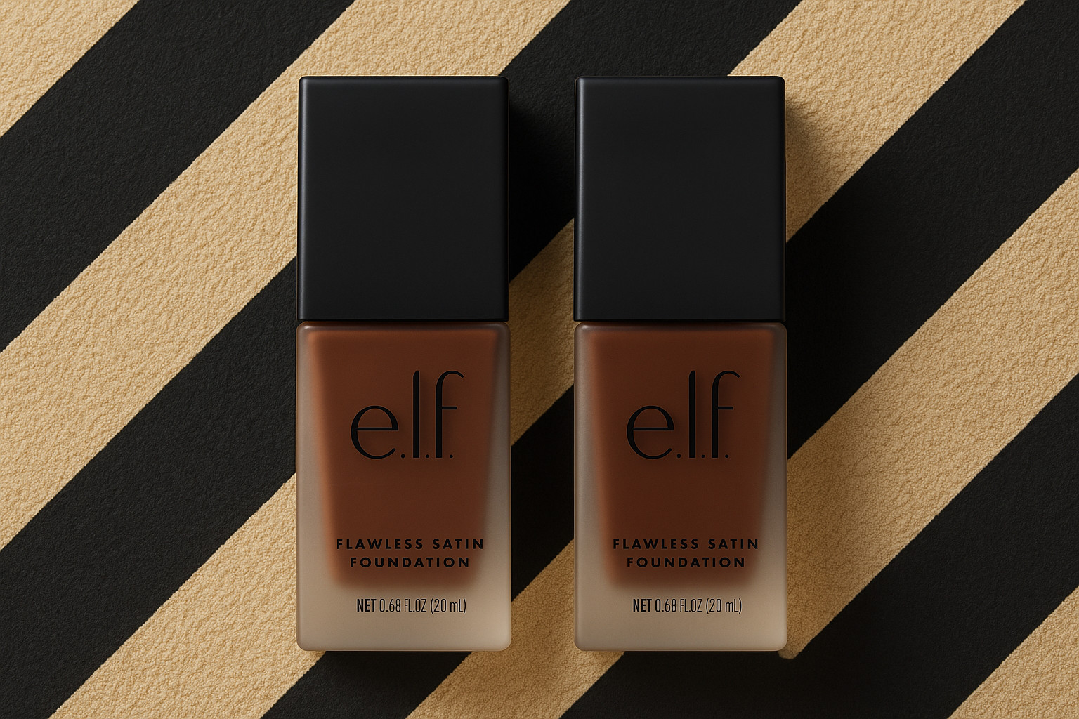 elf 3-PACK Flawless Foundation #81389 MOCHA 630 0.68 fl oz TDR