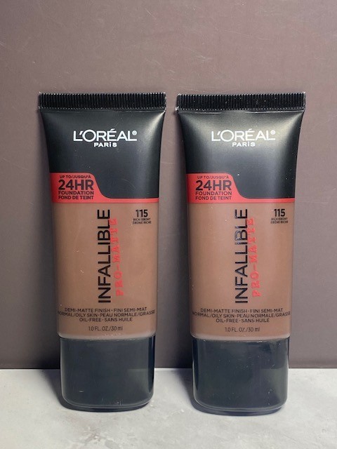 L’Oreal Paris Infallible 24-Hour Foundation Pro-Matte Finish #115 Set of 2
