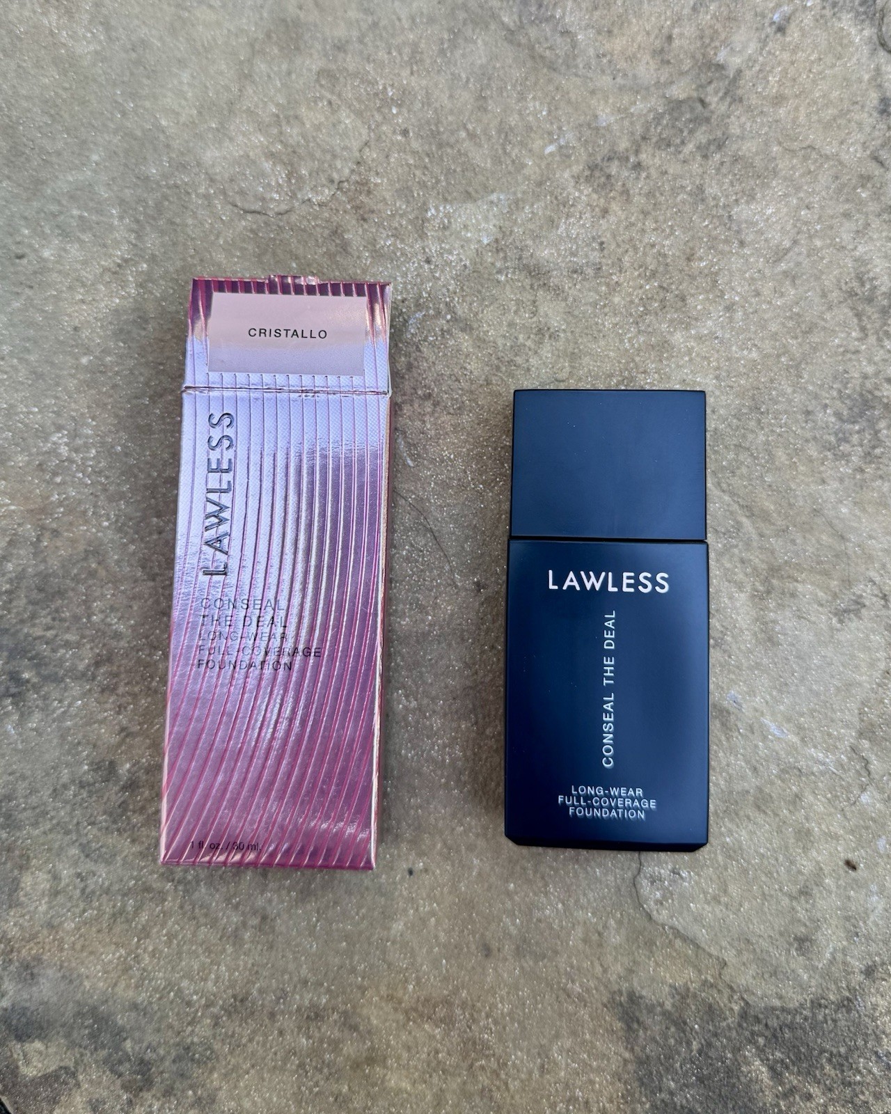 Lawless Conseal The Deal Long Wear Full Coverage Foundation Cristallo 1oz NIB