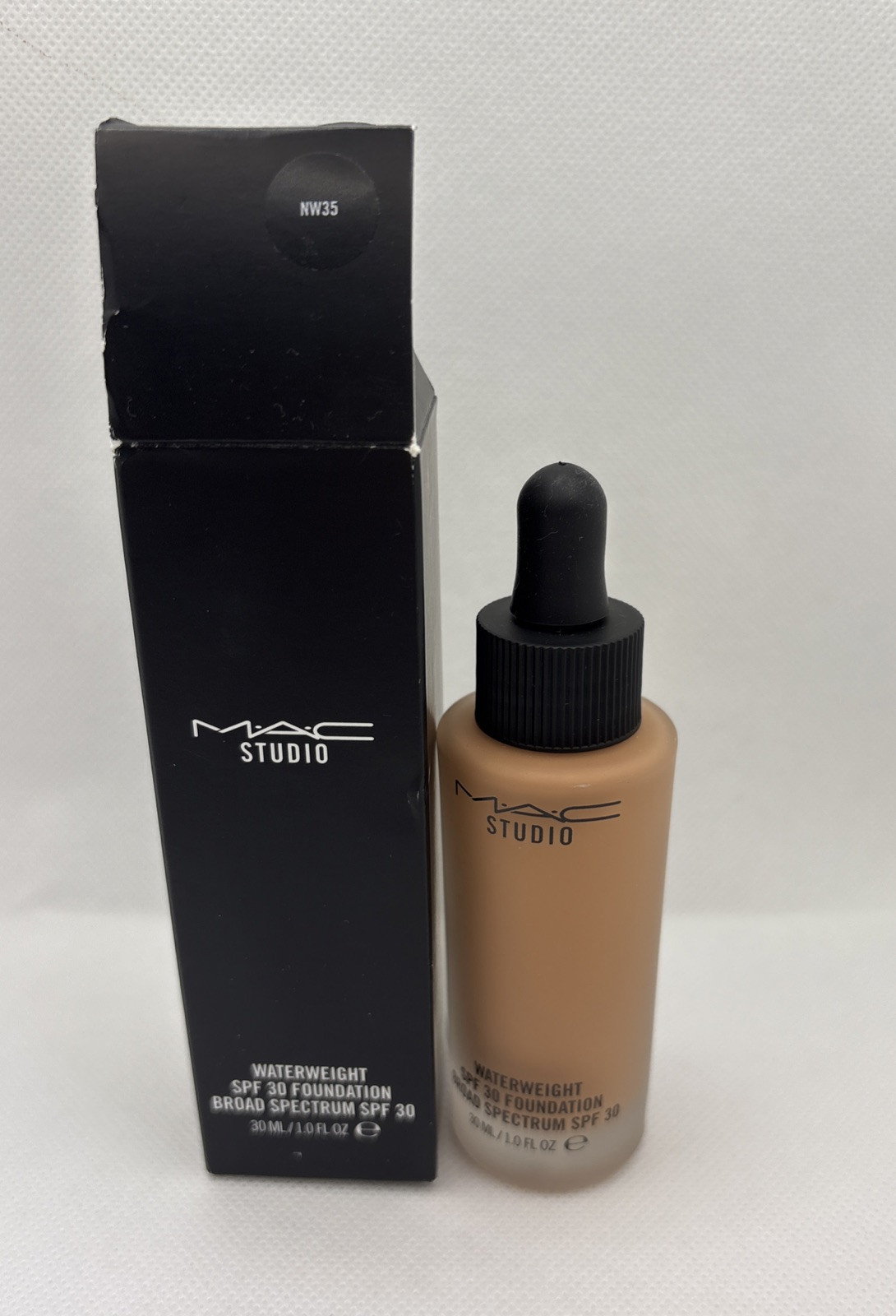 MAC Studio Waterweight SPF30 Foundation ~ NW35 ~ 1oz/30ml Full Size NIB
