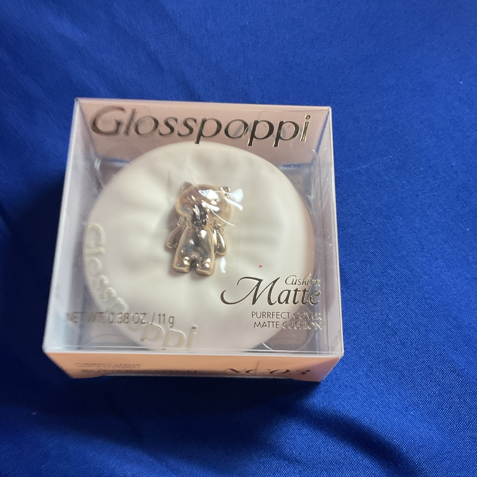 Glosspoppi Purrfect Cover Matte Cushion Foundation Butterscotch NC03 0.38 oz
