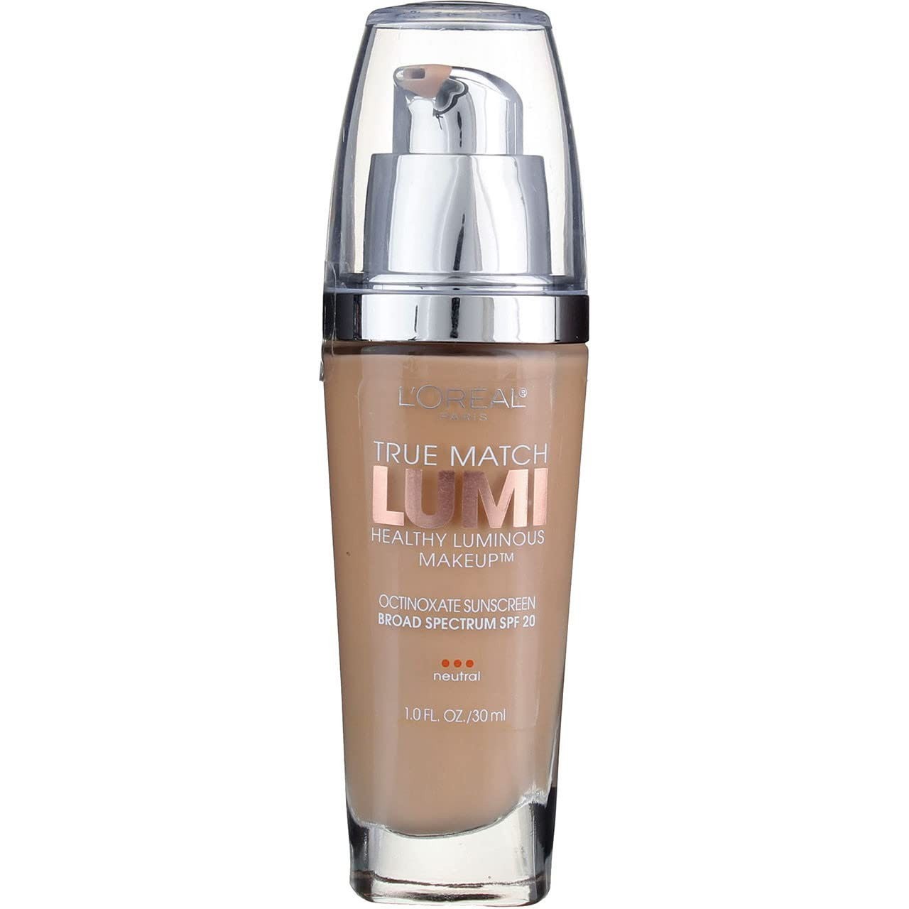 L’Oreal ParisTrue Match Lumi Healthy Luminous Makeup, Soft Ivory/Classic Ivor…