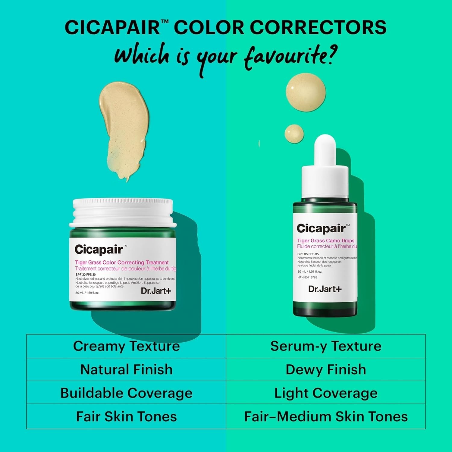 Centella Asiatica Infused Color Correcting Treatment SPF 30 – 15ml Travel Size