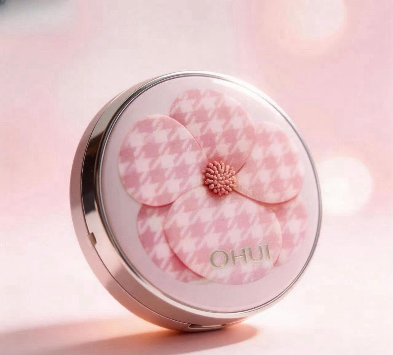 O HUI Ultimate Cover Cushion Moisture Flower Edition SPF50+ PA+++ 01 Milk Beige