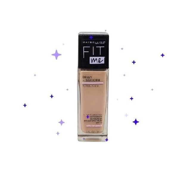 Maybelline Fit Me Dewy & Smooth, Normal/Dry Foundation, 230 Natural Buff