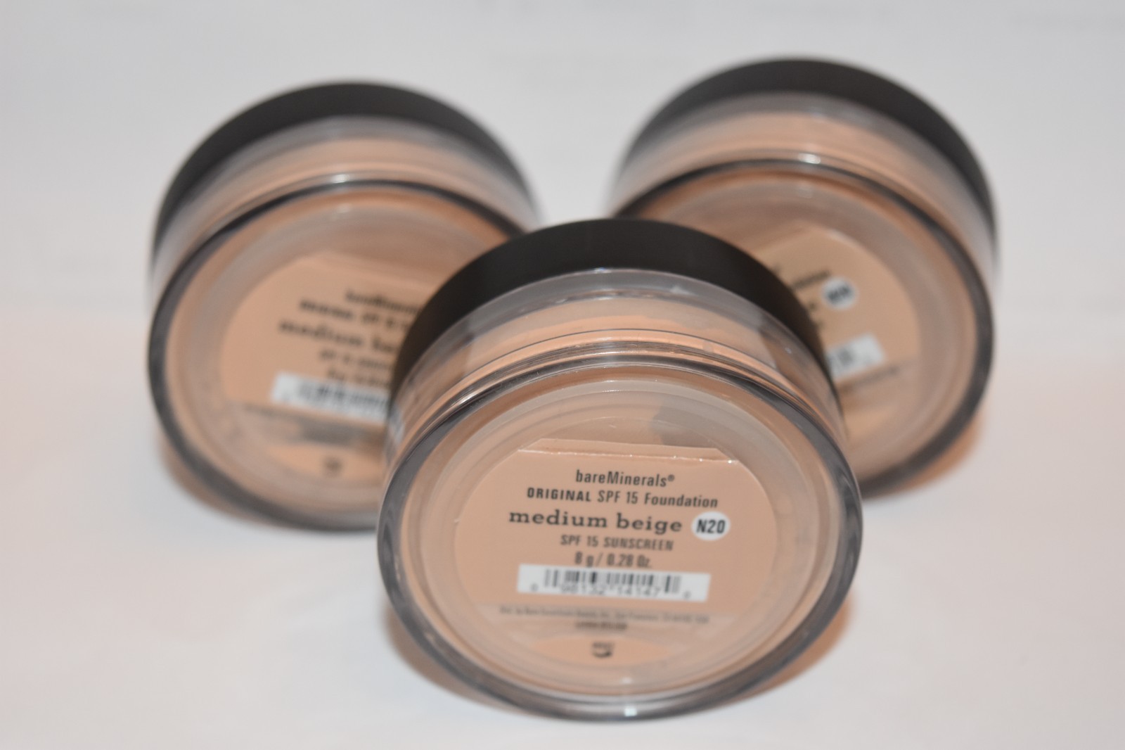 3X bareMinerals Original SPF Foundation medium beige N20