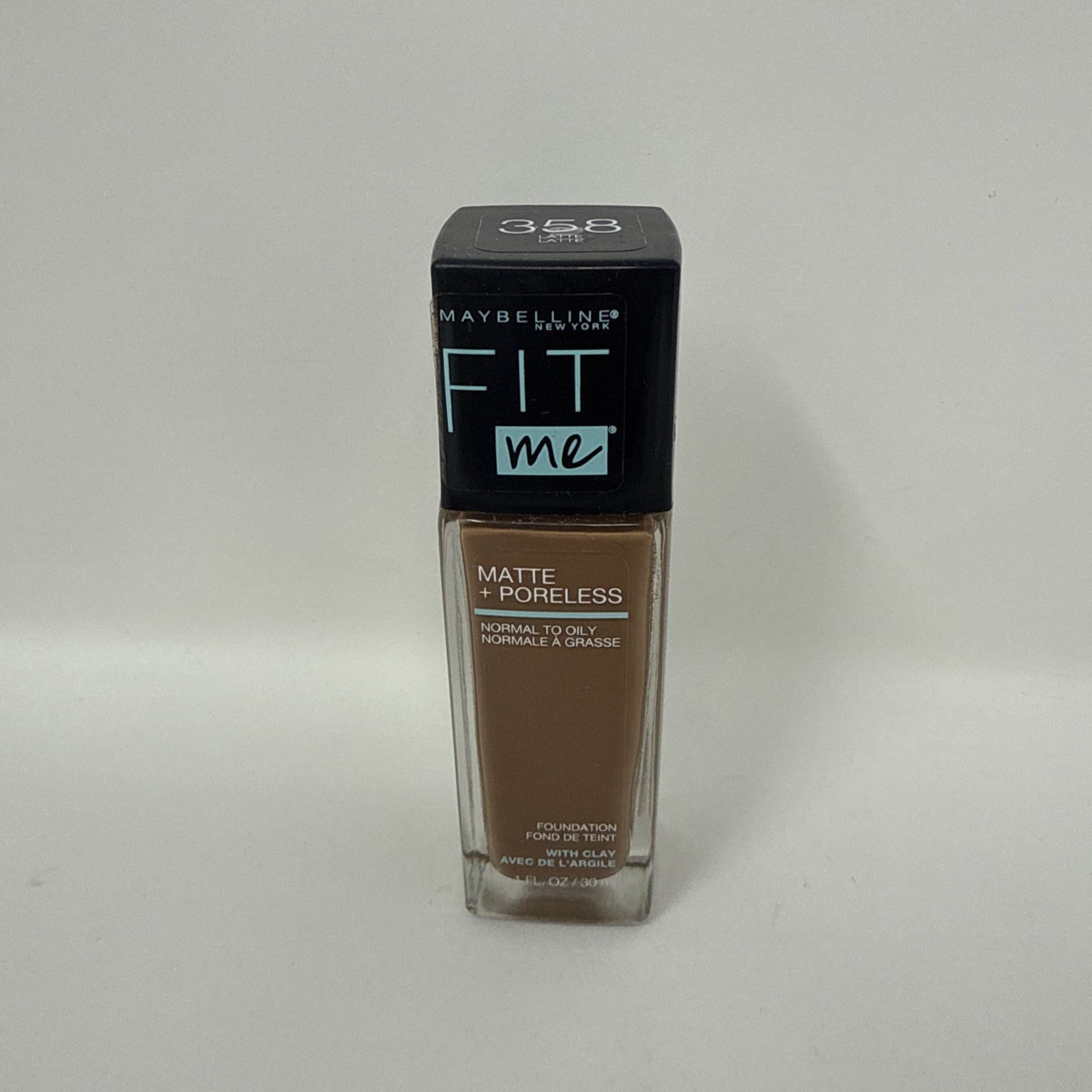 Fit Me Matte + Poreless Liquid Foundation #358 Latte