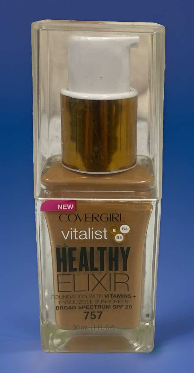COVERGIRL VITALIST HEALTHY ELIXIR FOUNDATION 757 GOLDEN TAN