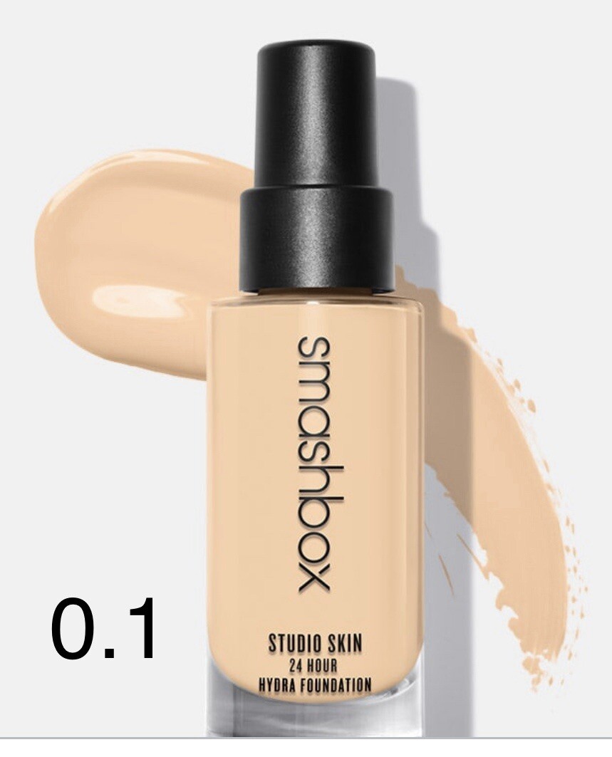 Smashbox Studio Skin Hydrating Foundation – 0.1 – Very Fair 1 Oz