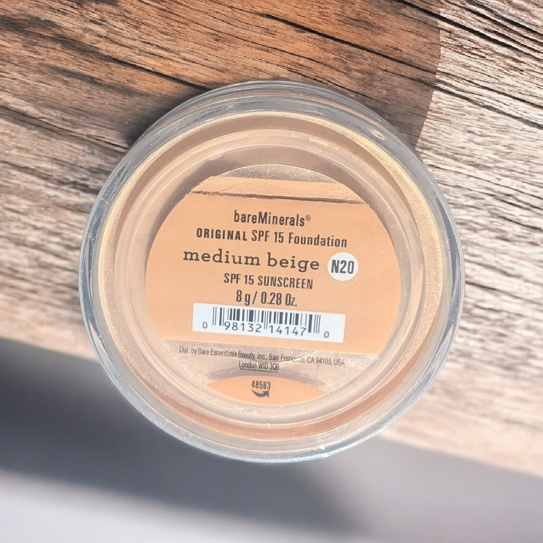 3 X Bareminerals Foundation Medium Beige N20 8g (Lot/Pack Of 3).