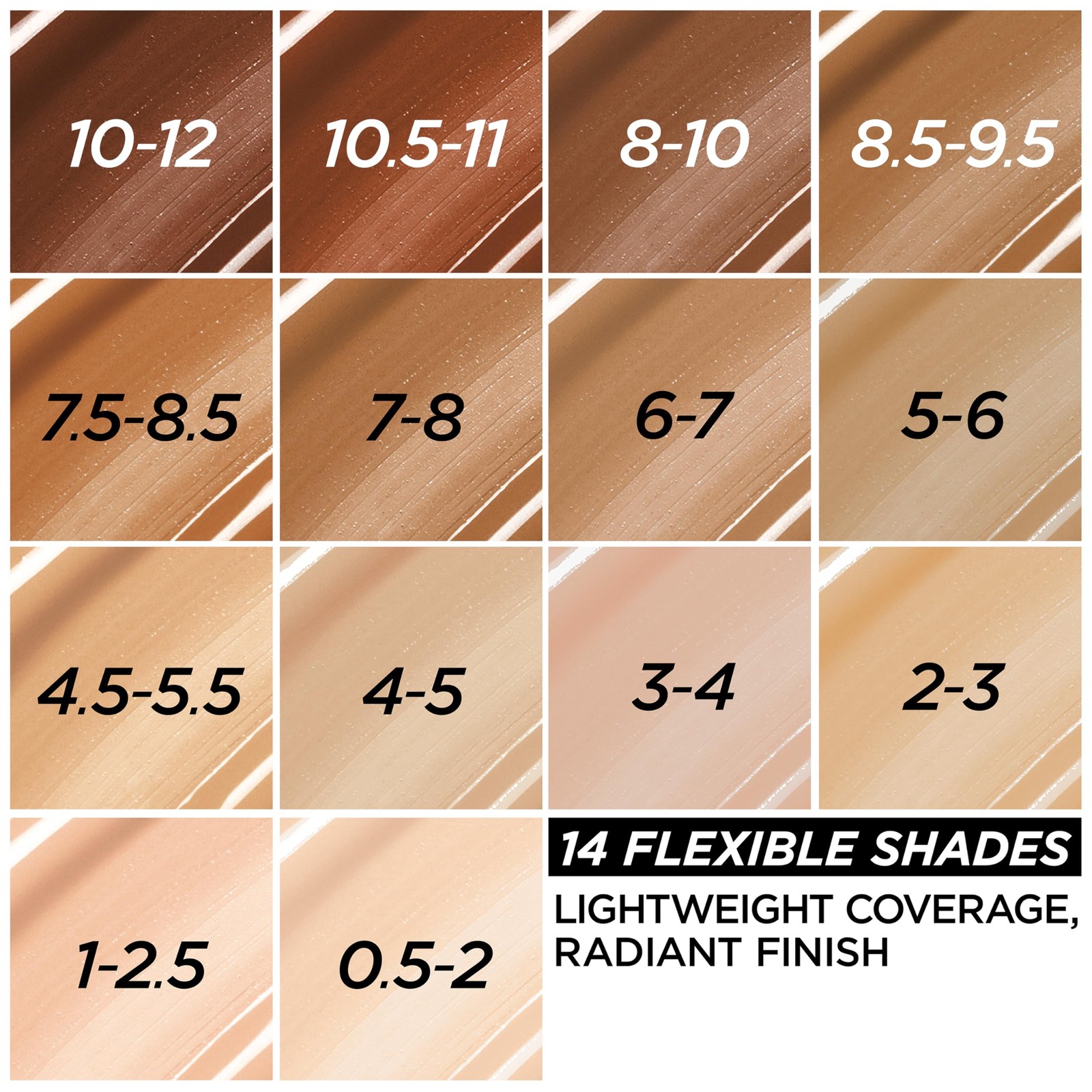True Match Nude Hyaluronic Tinted Serum Foundation with 1% Hyaluronic acid, L…