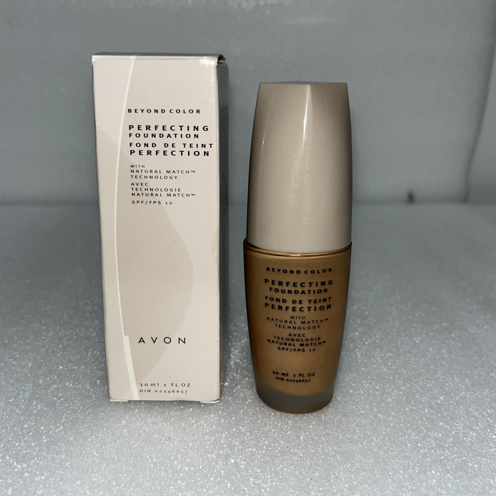 Avon Beyond Color Perfecting Foundation 1 Oz New 2008 Natural Sand Sable