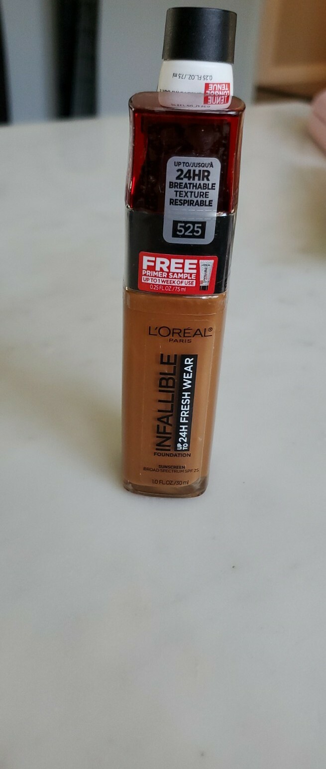 L’OREAL INFALLIBLE 24HR FRESH WEAR FOUNDATION + PRIMER #525 EXP 3/21 –