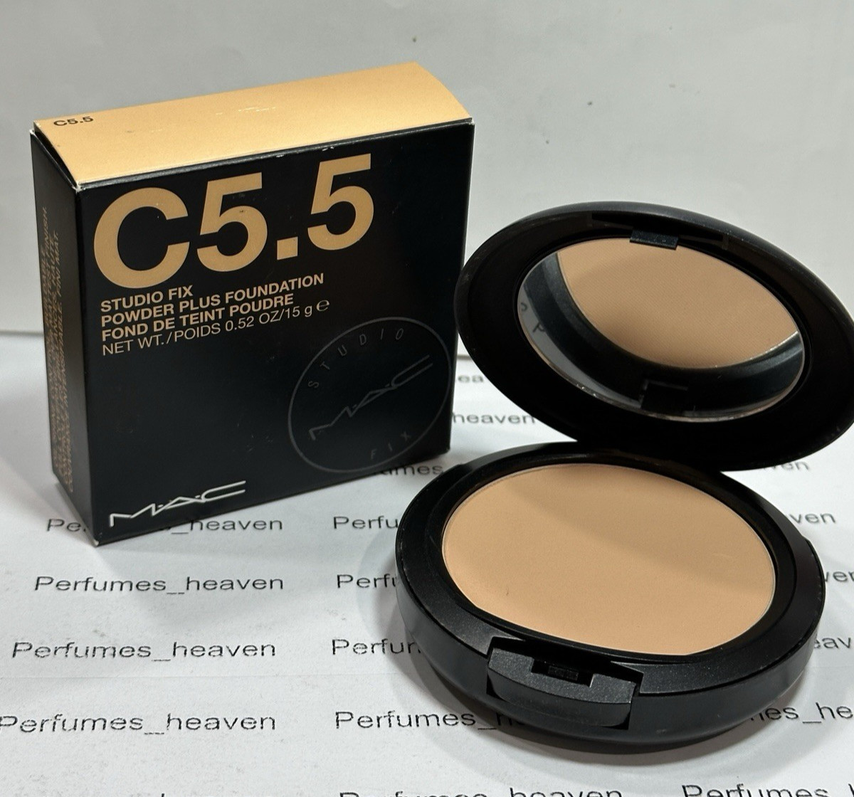 Mac Studio Fix Powder Plus Foundation C5.5 – Full Size 0.52oz / 15 g New