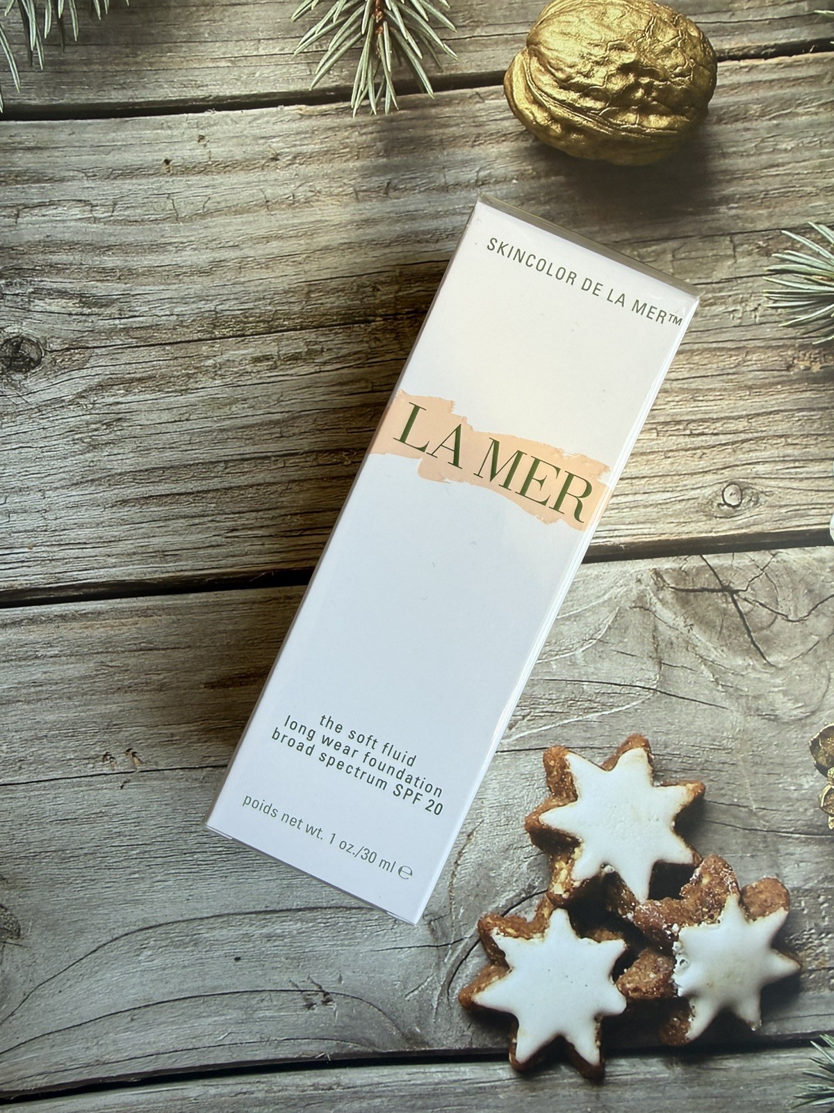 140 Alabaster LA MER The Soft Fluid Long Wear Foundation SPF20, 1oz/30ml Sealed