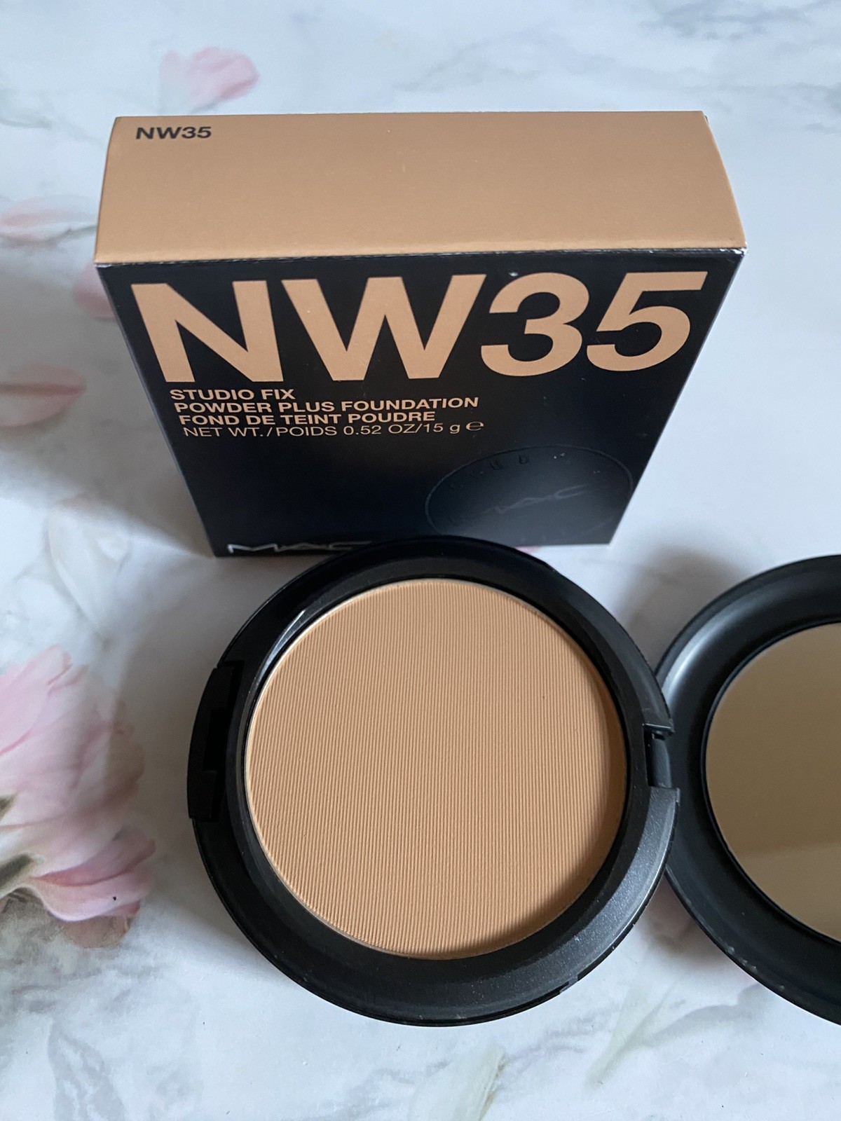 NW35~ MAC Studio Fix Powder Plus Foundation, 15g /.52oz NIB,original Formula