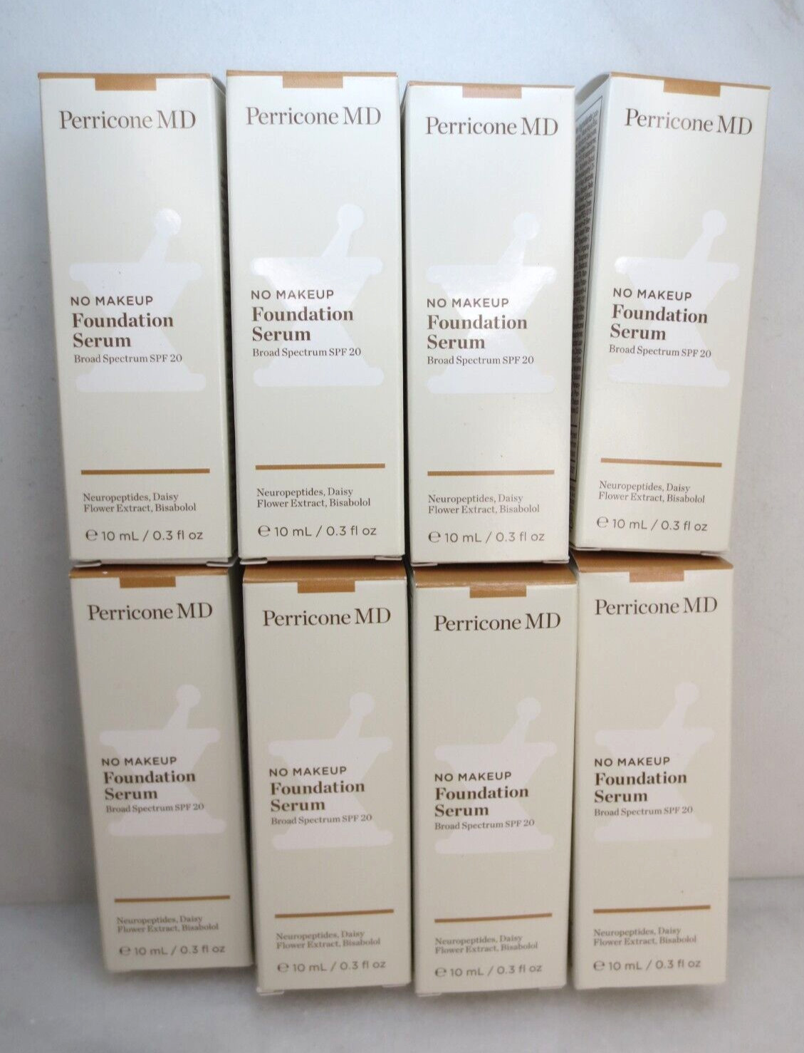 PERRICONE MD FOUNDATION SERUM BEIGE (LIGHT-MEDIUM/NEUTRAL) 0.3OZ 8PC EXP:07/2025
