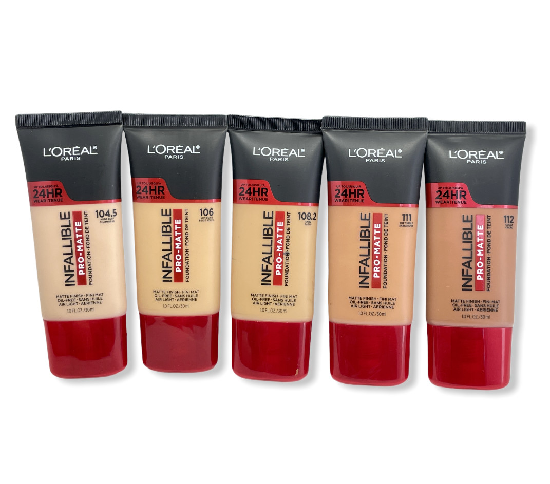 L’Oreal Infallible 24HR Pro-Matte Foundation Matte Finish 1.0oz./30ml You Pick