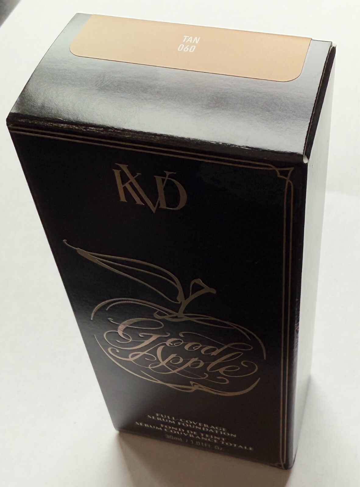 Kat Von D Good Apple Full Coverage Serum Foundation – Tan 060 – 1.01 fl oz KVD