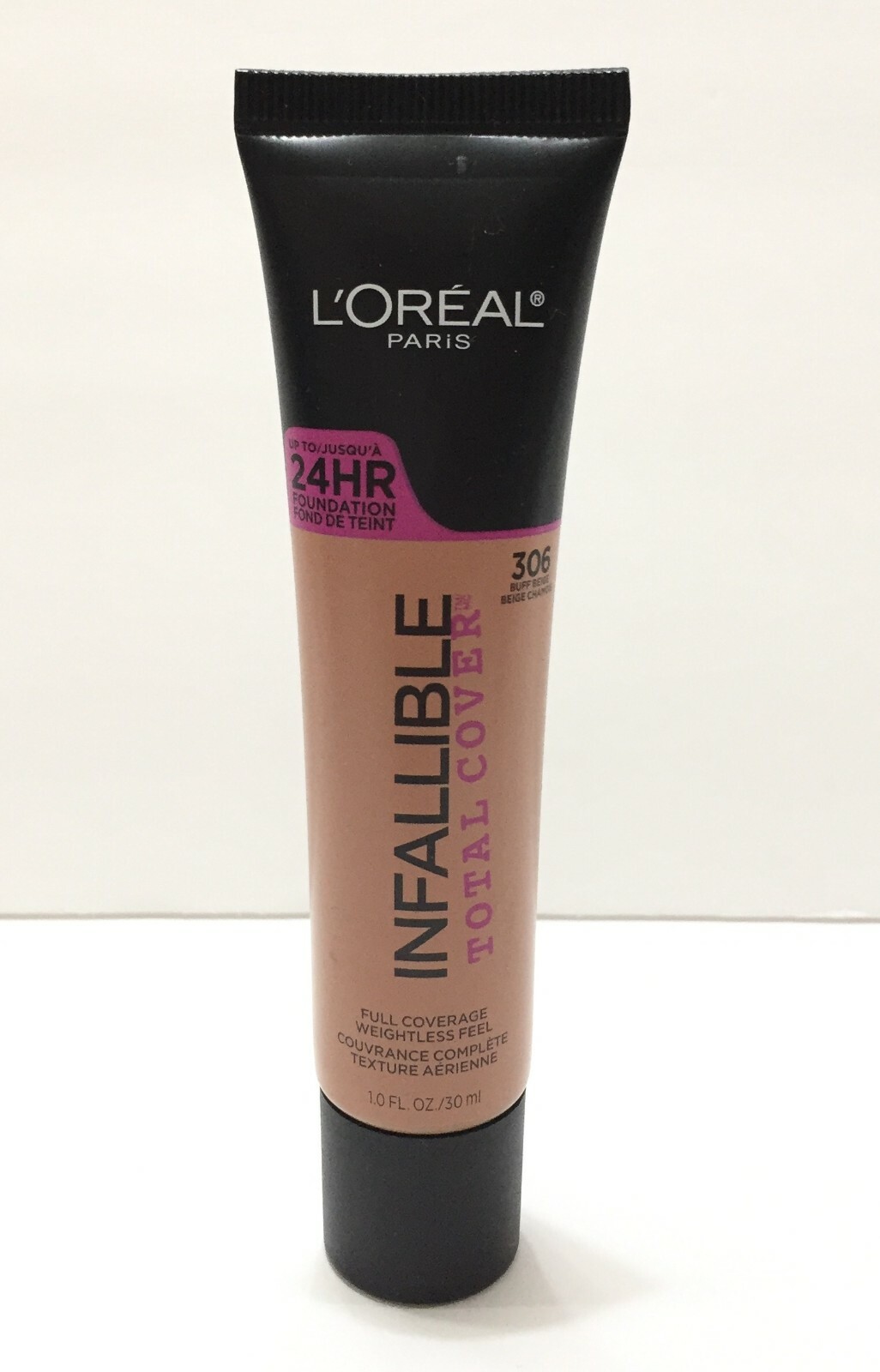 Loreal Paris 24 hr Infallible Total Cover Foundation 1.0 oz / 30 ml (Choose)