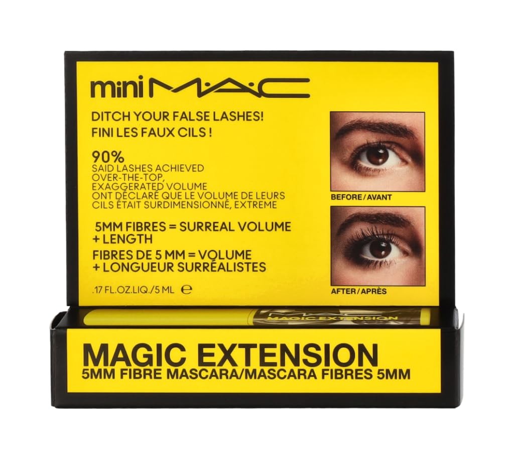 Mac Mini Magic Extension 5Mm Fibre Mascara Extensive Black 0.17 Fl Oz