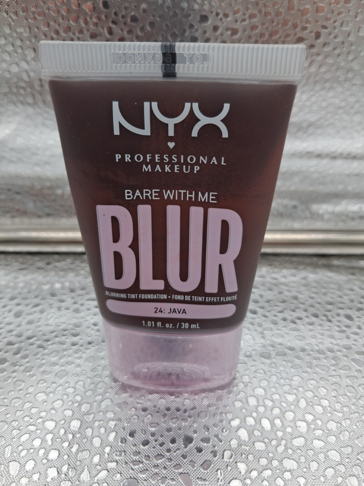 NYX MAKEUP BARE WITH ME BLUR Blurring Tint Foundation 24 Java Sealed