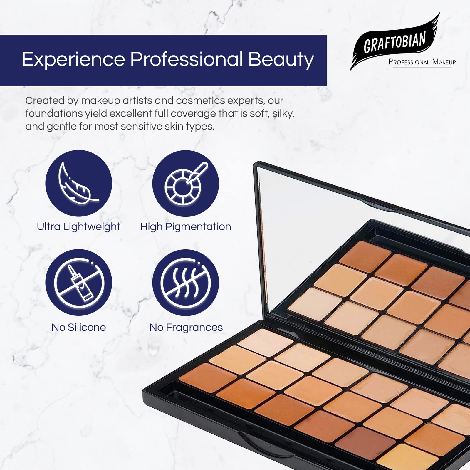 Graftobian HD Glamour Creme Foundation Warm Super Health And Beauty