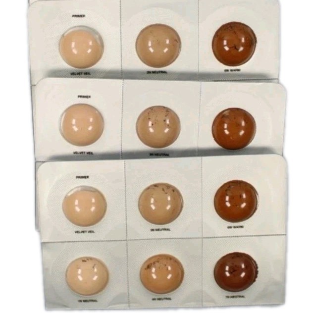 Dior Forever Foundation Sample Set – Six Shades Matte Finish – 3 cards