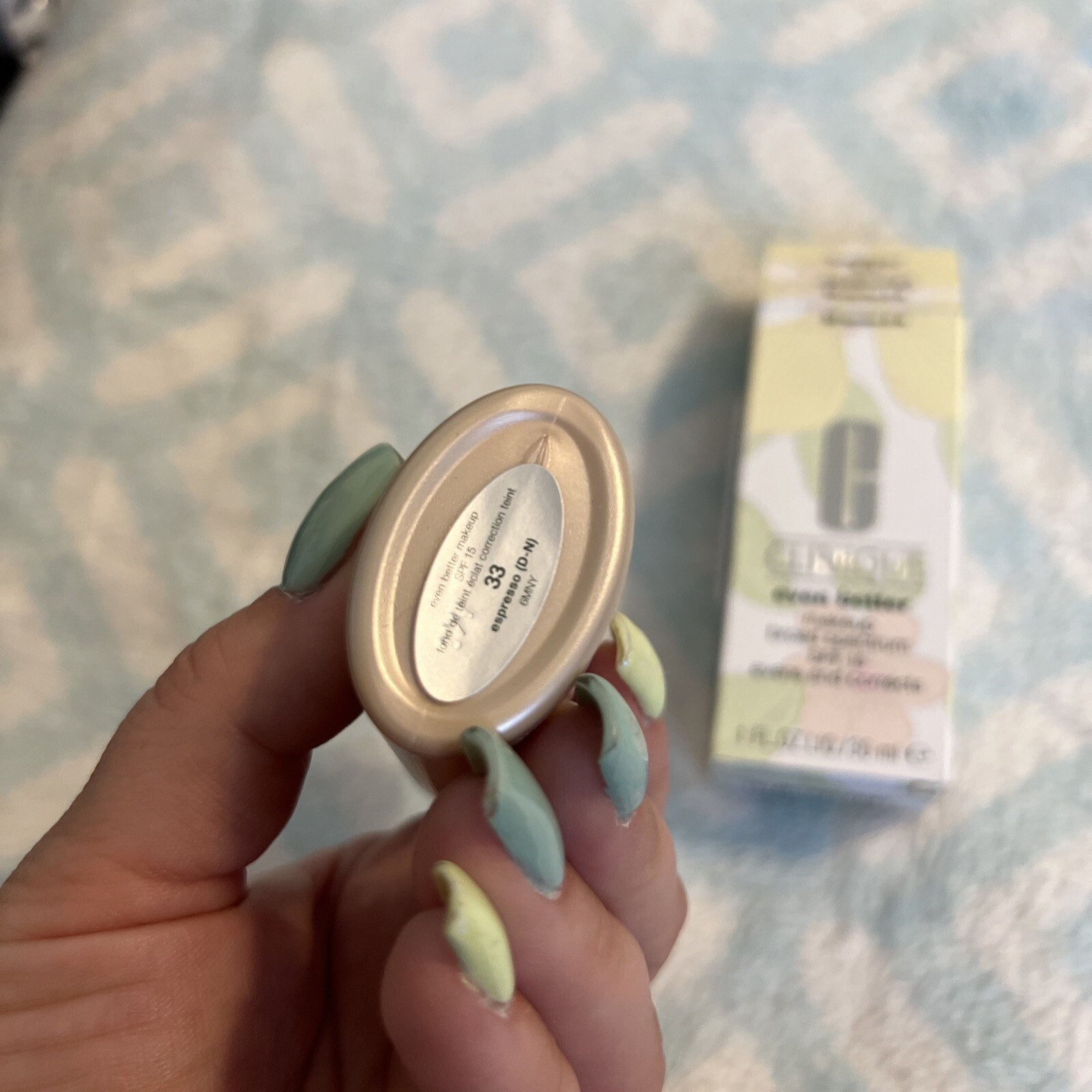 NEW** In Box Clinique Even Better Makeup Broad Spectrum SPF 15. ESPRESSO 33