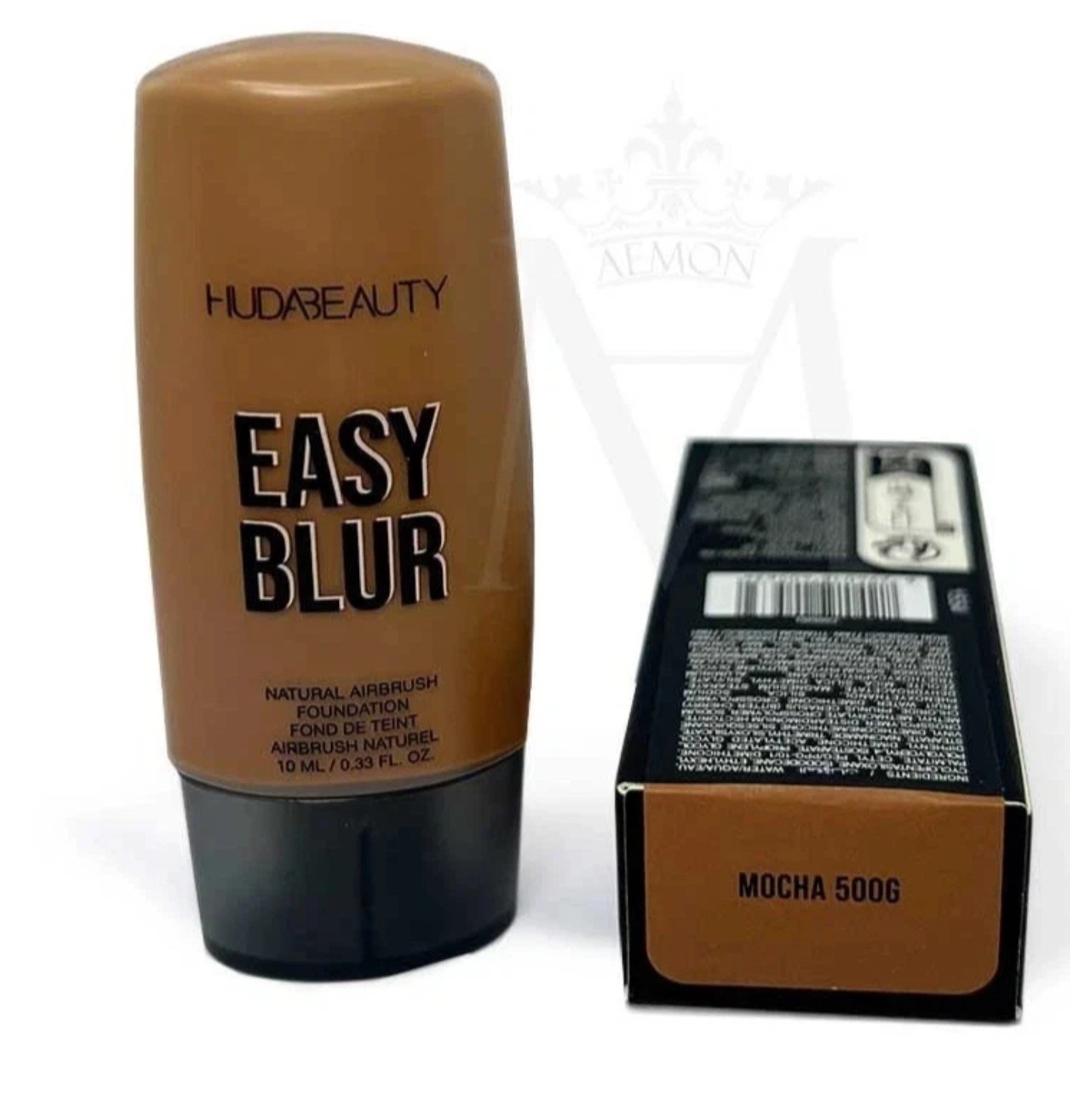 HUDA Beauty Easy Blur Airbrush Foundation ~ Full Size 1 oz ~ MOCHA 500G ~ NIB