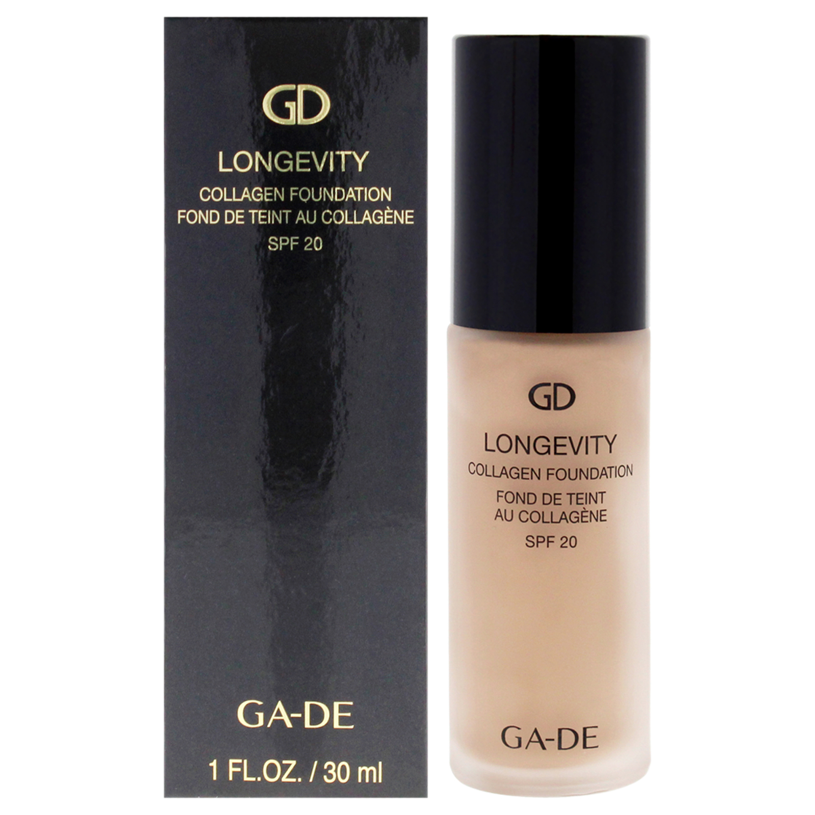 Longevity Collagen Foundation SPF 20 – 502 Cool Beige by GA-DE for Women – 1 oz