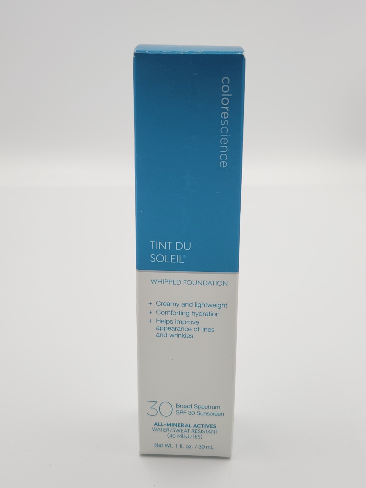 Colorescience • Tint du Soleil SPF 30 UV whipped Foundation • MEDIUM • 1oz