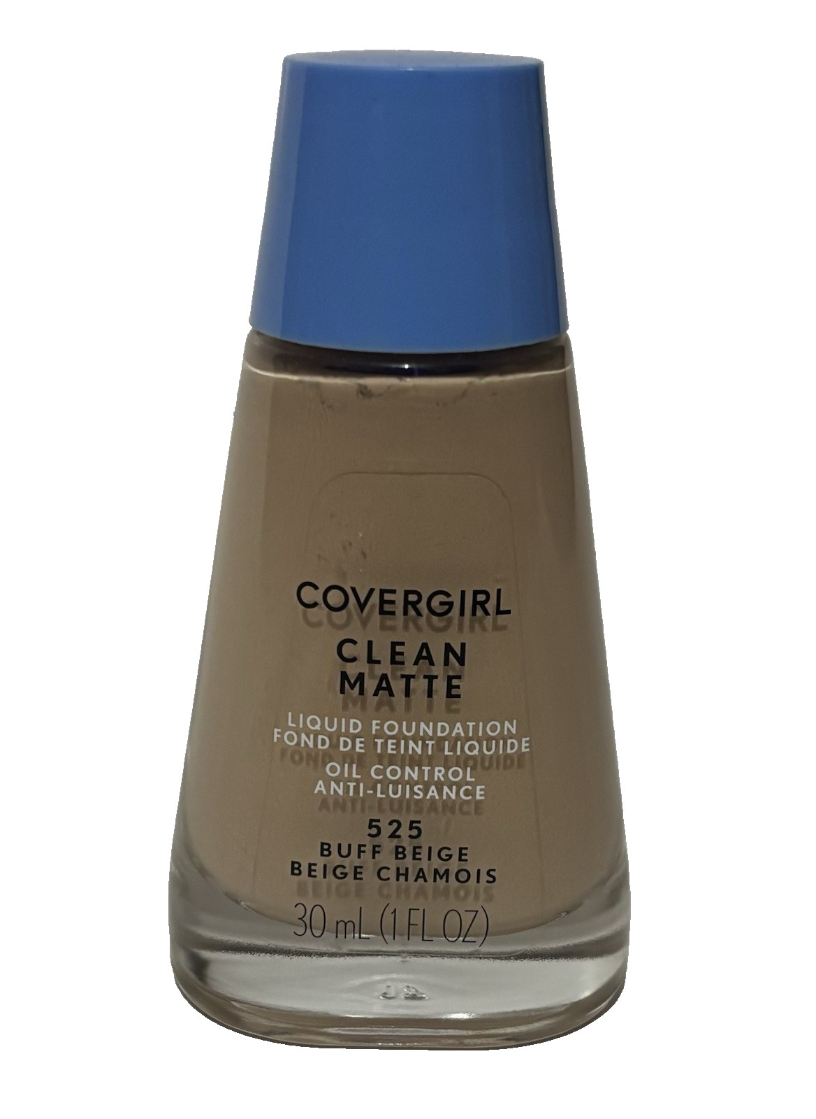 Covergirl Clean Matte Liquid Foundation Buff Beige 525 Oil Control 1 oz