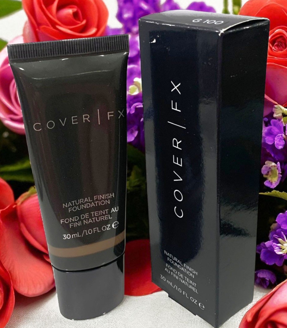 Cover FX Natural Finish Foundation – G 100 – 1oz/30ml -Sealed – New in Box