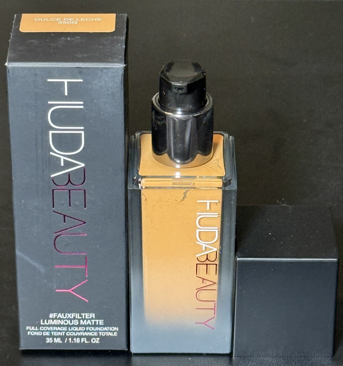 Huda Beauty FauxFilter Luminous Matte Liquid Foundation ~ DULCE DE LECHE 350G