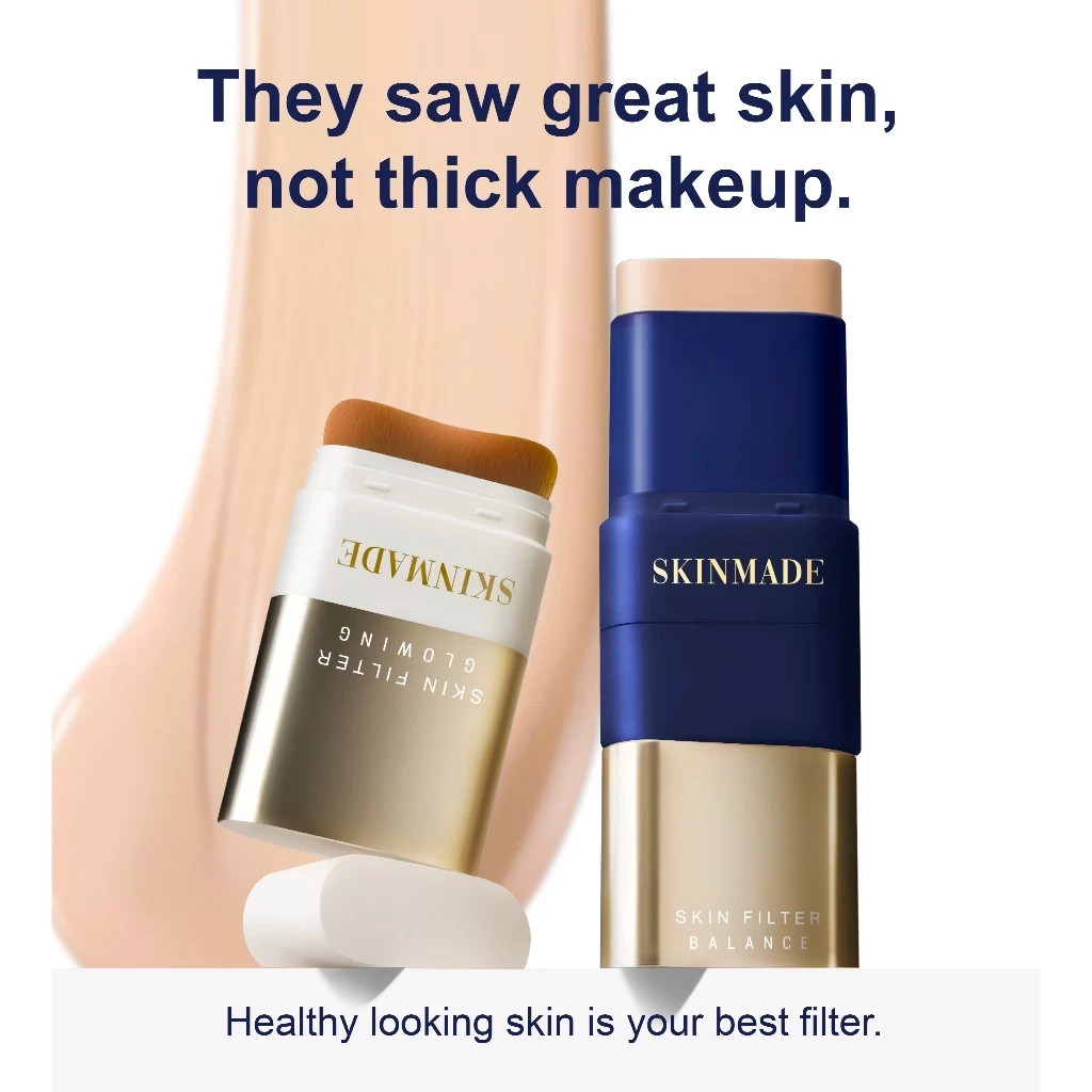SKINMADE Skin Filter Balance Stick SPF50+ Tinted Sunscreen Oil Control Acne 15g