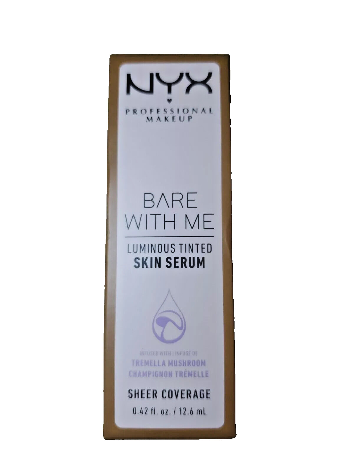 NYX-BARE WITH ME-Luminous Tinted Skin Serum-UNIVERSAL MEDIUM DEEP -0.42 FL. OZ.