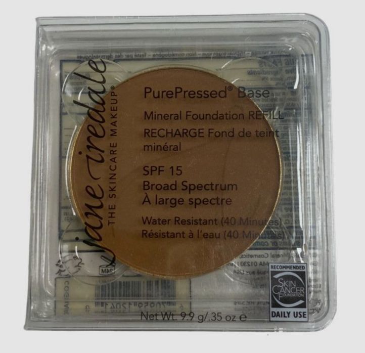 $46 Jane Iredale Cognac PurePressed Base Mineral Foundation Refill SPF 15