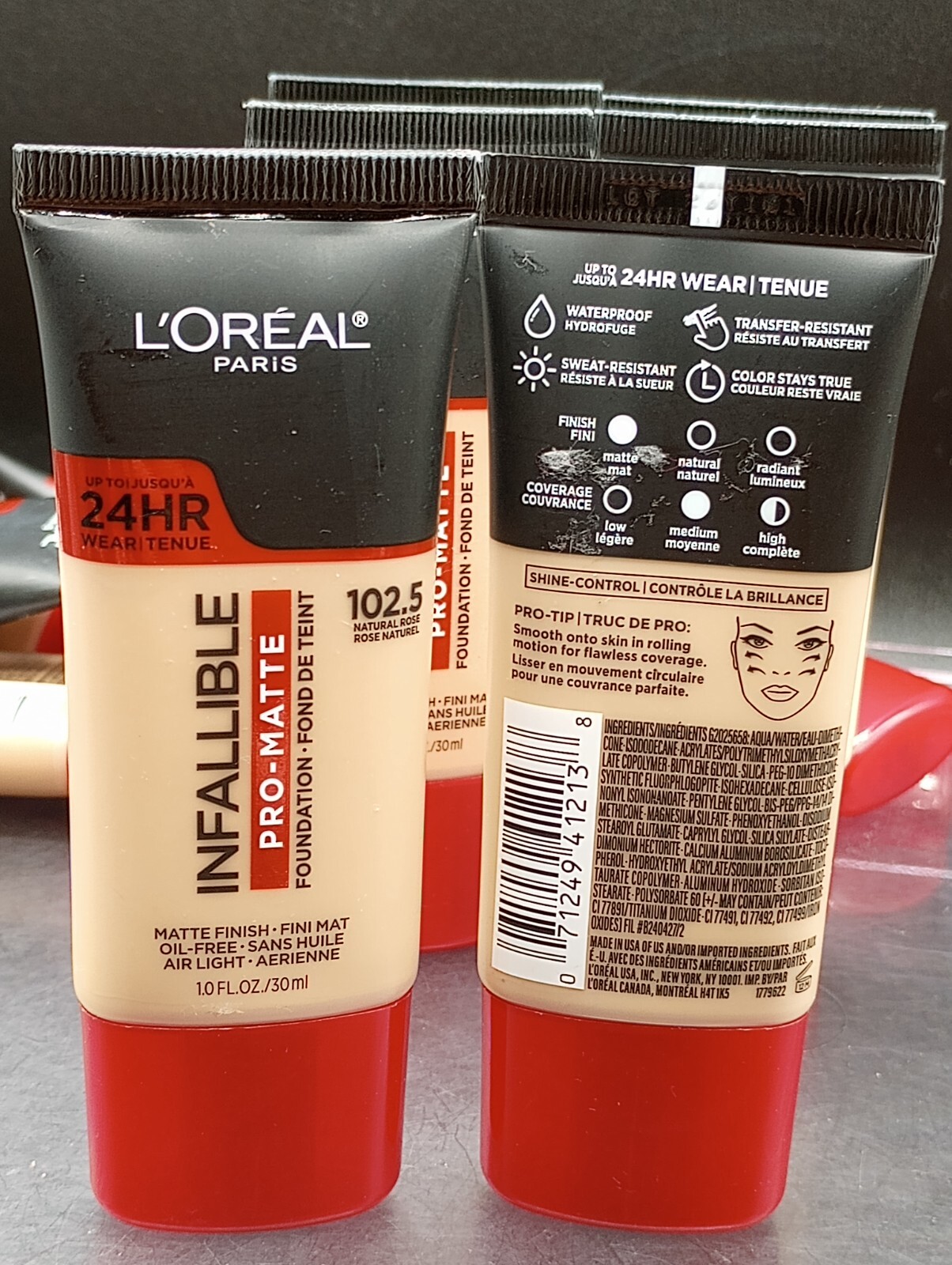 2) L’Oreal Infallible Pro-Matte 24hr Foundation #Assorted -1.0 Fl Oz -Pick Yours
