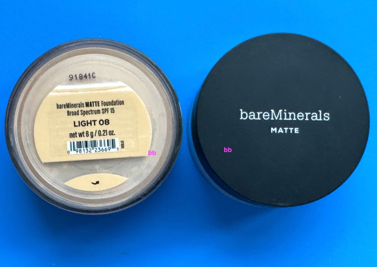 BareMinerals MATTE Foundation SPF15 6g/0.21 oz – LIGHT 08 – 100% Authentic