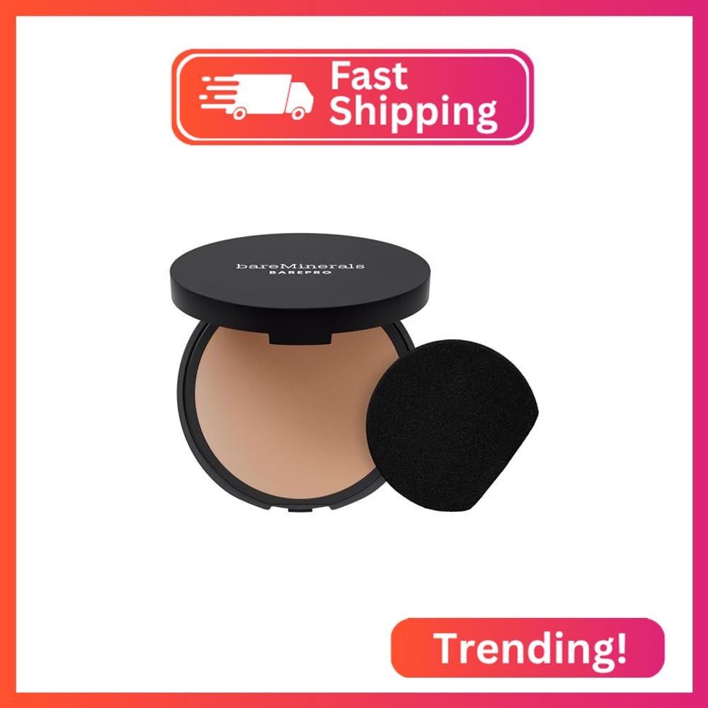 bareMinerals Barepro 24HR Skin-Perfecting Powder Foundation, Matte Pressed Powde