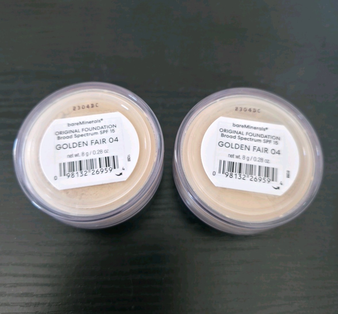 bareMinerals Original Foundation Broad Spectrum SPF 15 Golden Fair 04 New 0.28oz
