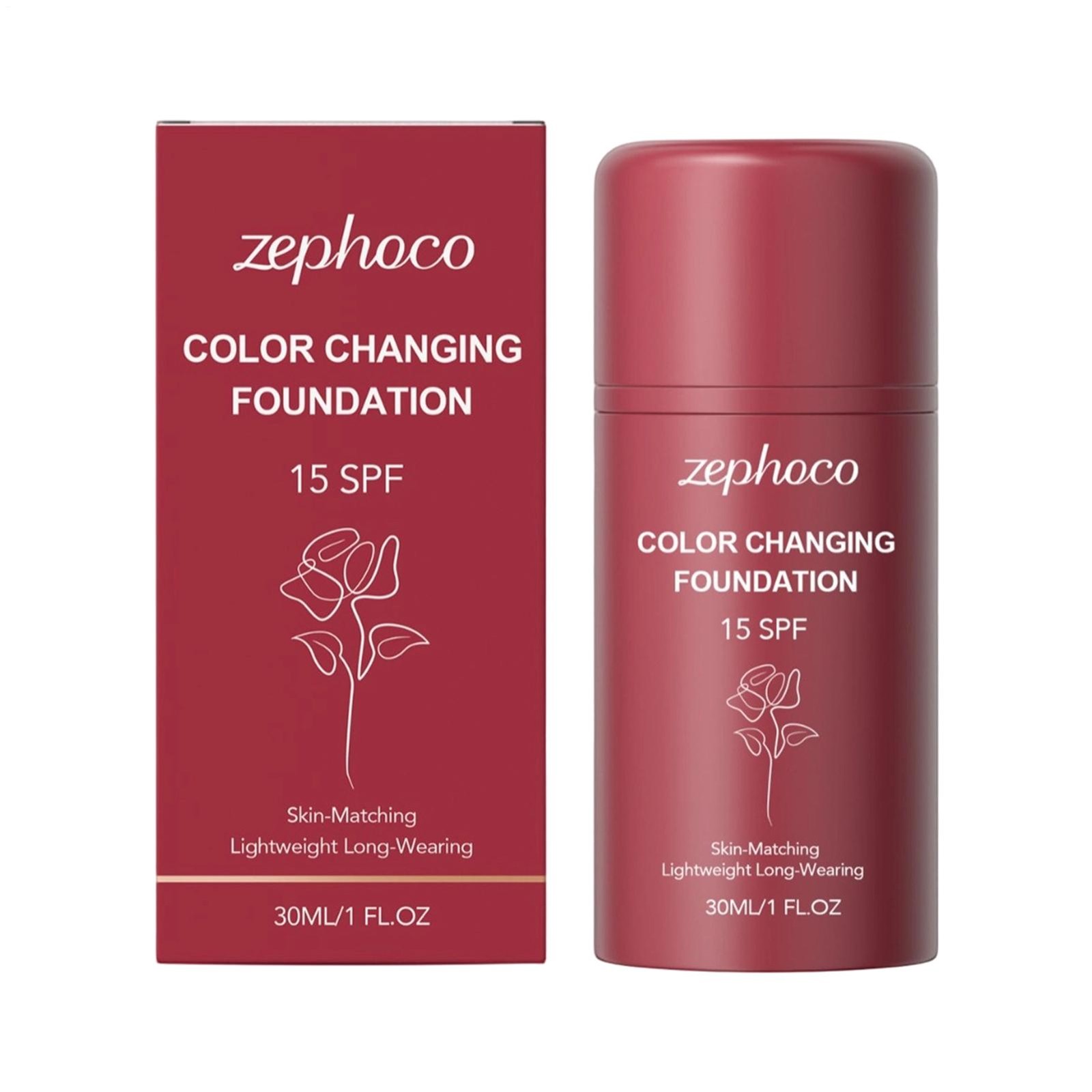 Zephoco Color Changing Foundation SPF 15 (30ml)