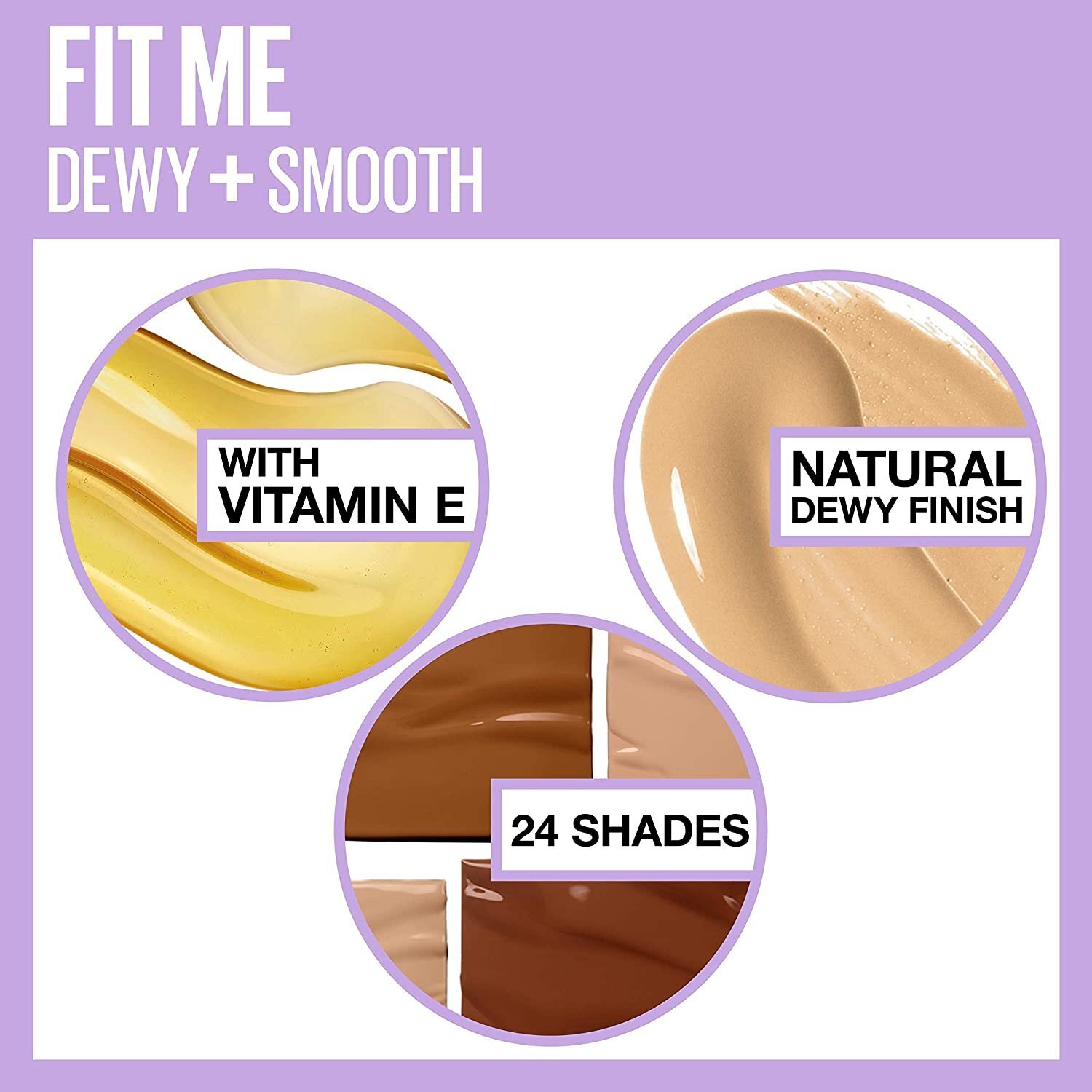 Maybelline New York Fit Me Dewy + Smooth Foundation(Packaging May Vary)