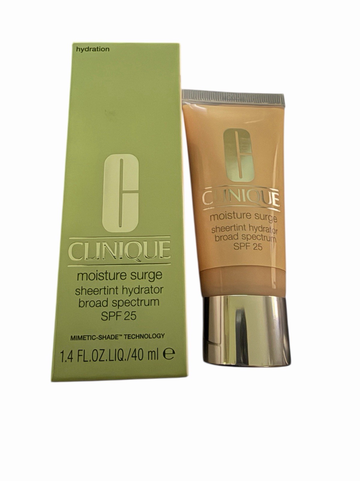 Clinique Moisture Surge Sheertint Hydrator SPF 25 Universal Very Light 1.4oz NEW