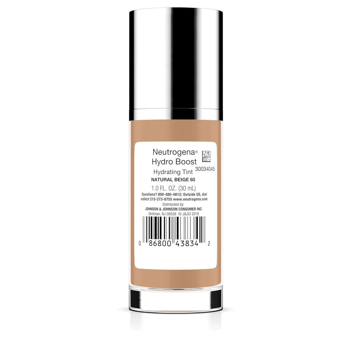 Neutrogena Hydro Boost Hydrating Tint Foundation Makeup for Dry Skin, with Hyalu