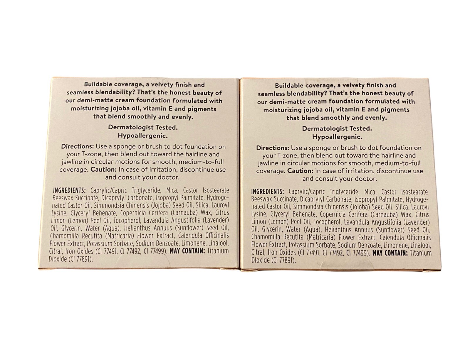 Honest Beauty Everything Cream Foundation 0.31 Oz. Espresso – Lot Of 2