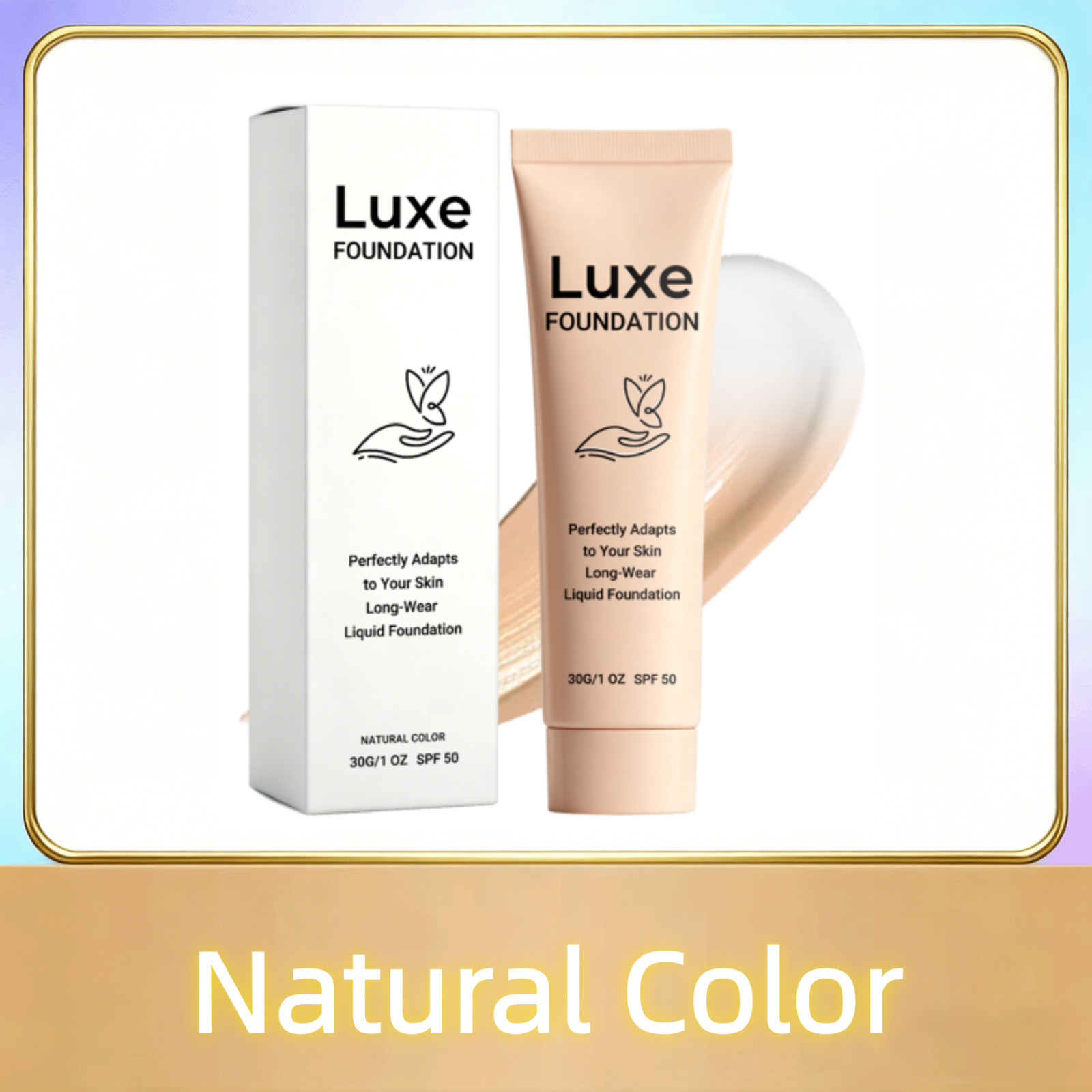 Luxe Color Changing Foundation for Women 30Ml Light to Medium Color Coverage